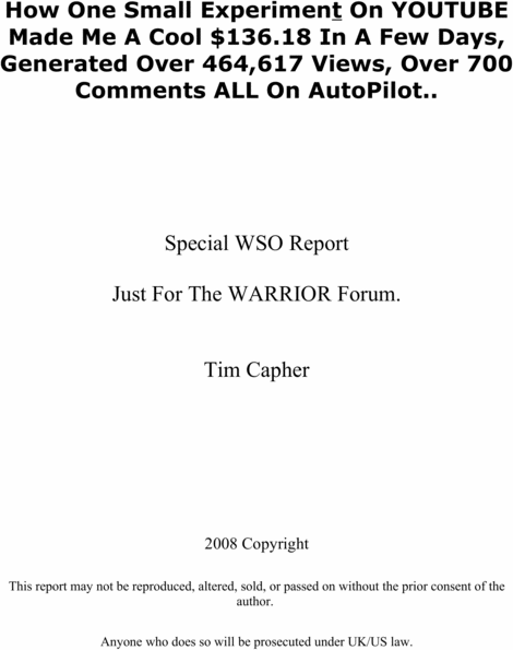 Product picture Youtube blueprint